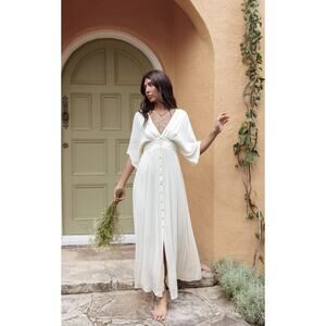 Selfie Leslie | Dresses | Saints Secrets Cipriana Backless Halter Maxi Dress  Embellished Pink Size Xl | Poshmark